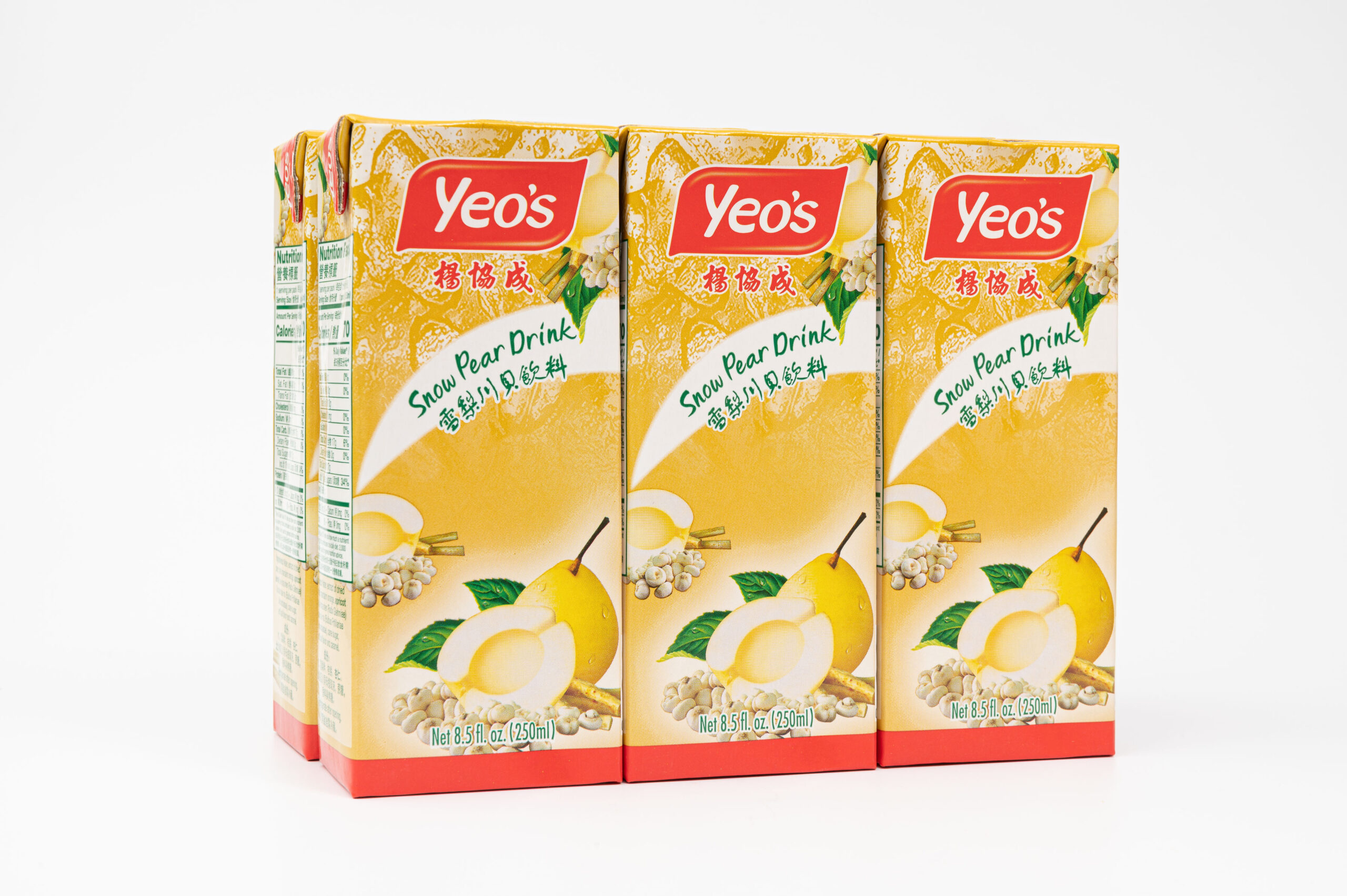 Yeo's 6-pack snow pear drink