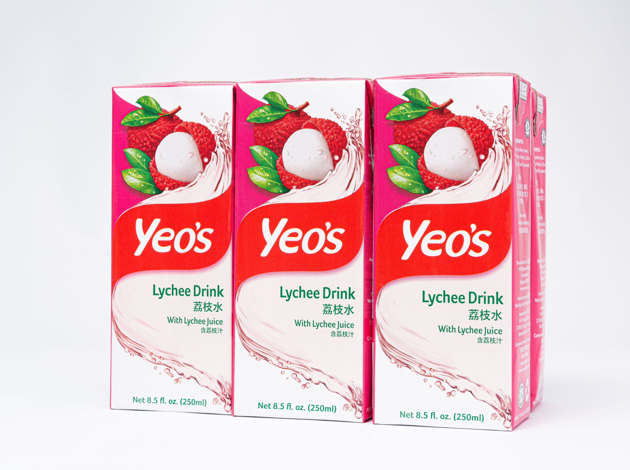 Yeo's 6-pack lychee drink
